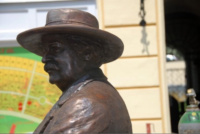 Rippl-Rónai Kaposvár utcáján - Trischler Ferenc szobrának részlete